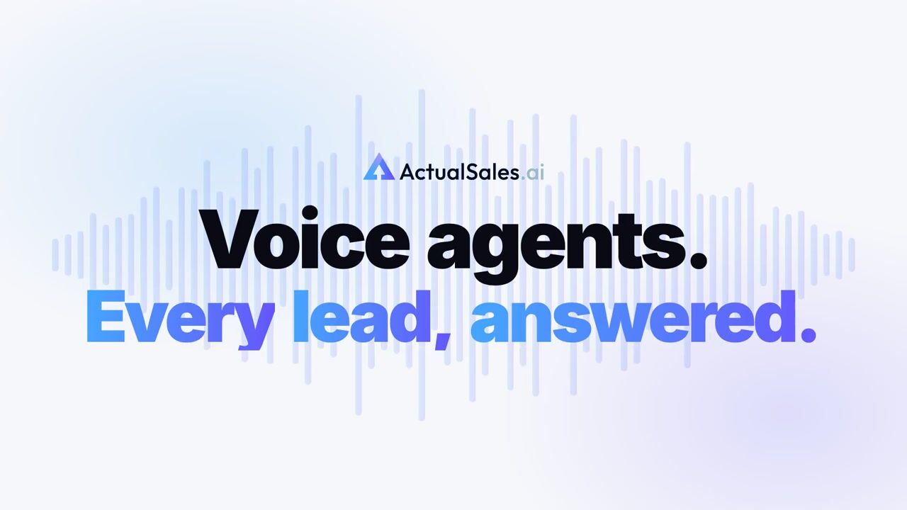 An AI voice agent answering a call for a small business